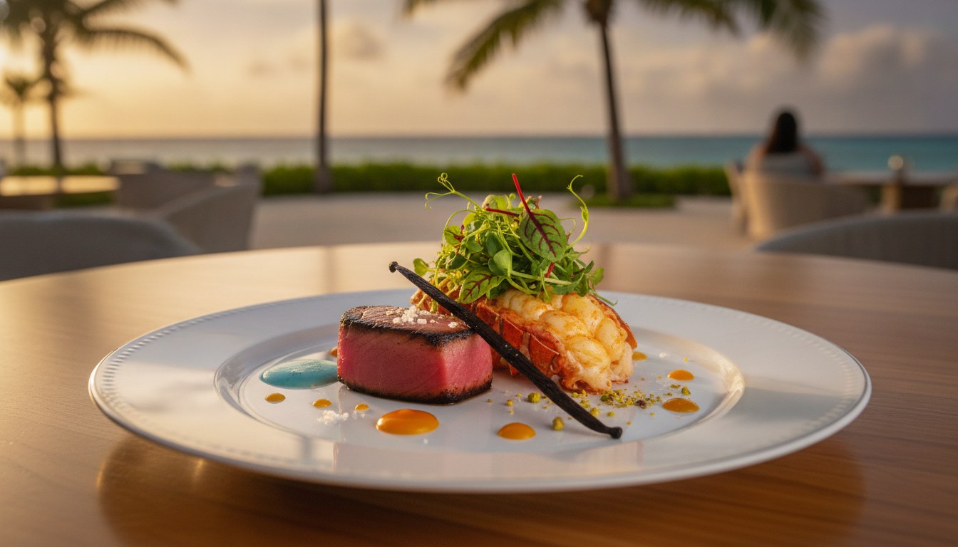 Signature cuisine in Sainte-Marie: the private chef experience
